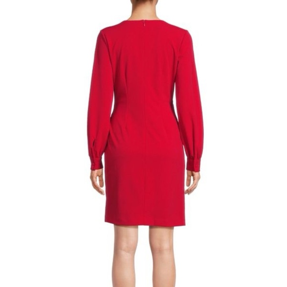 DKNY Surplice Neckline Twisted Dress NWT - 2 - Picture 3 of 7